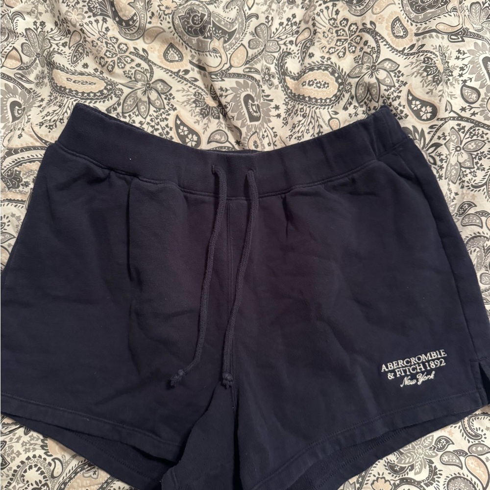 Abercrombie & Fitch Women's Dark Blue Athletic Shorts